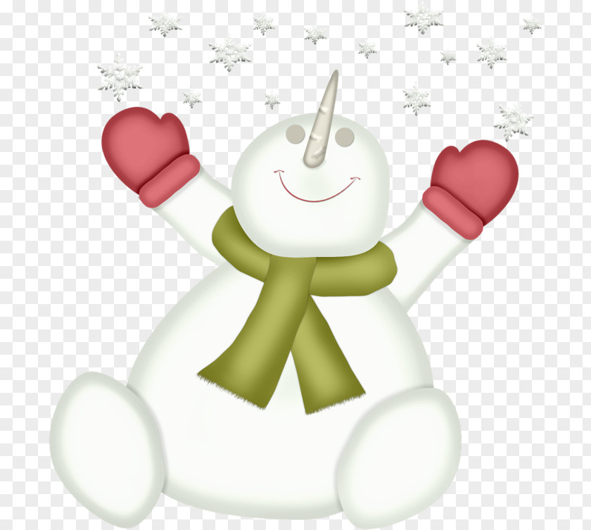 Cartoon Snowman Winter Christmas Clip Art PNG