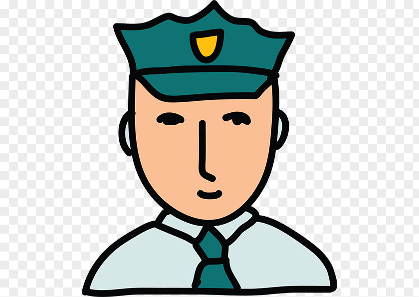 Police Uncle Officer Icon PNG