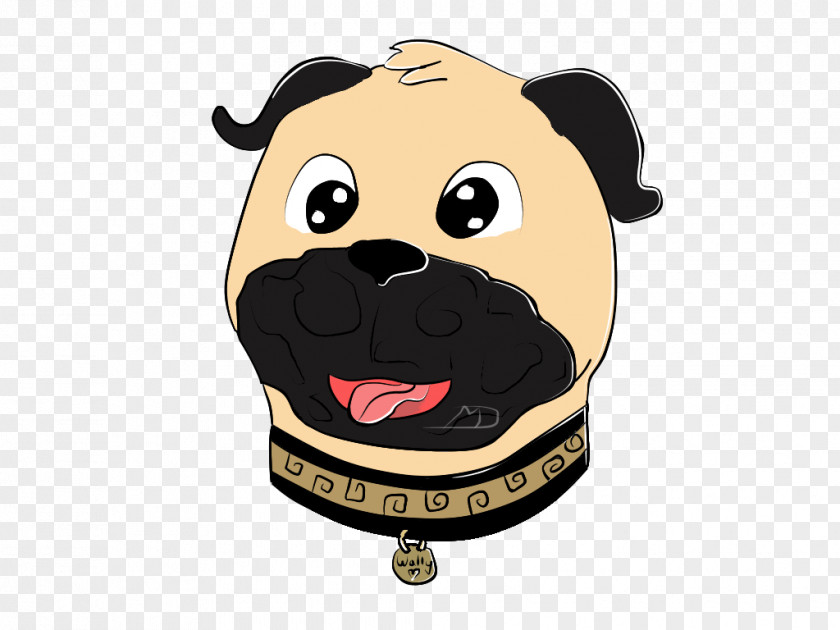 Pug Dog Breed Snout Font PNG