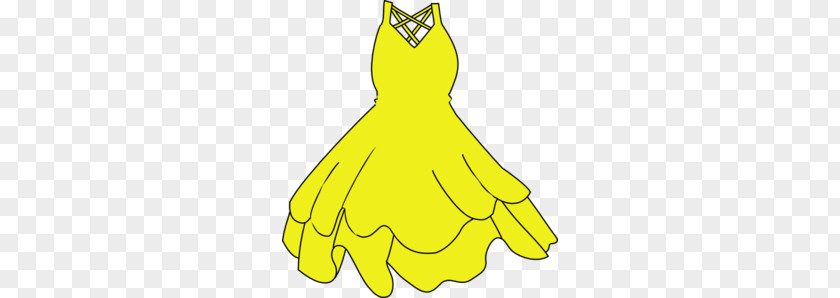 Yellow Cliparts Bridesmaid Dress Gown Clip Art PNG
