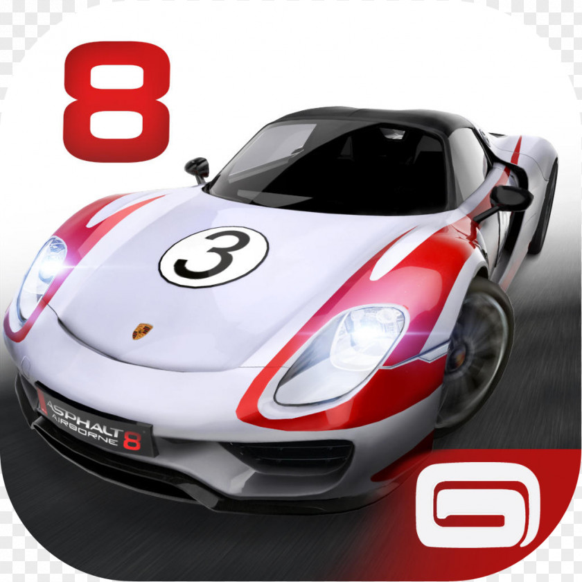 Car Race Asphalt 8: Airborne Porsche Racing Video Game Android PNG