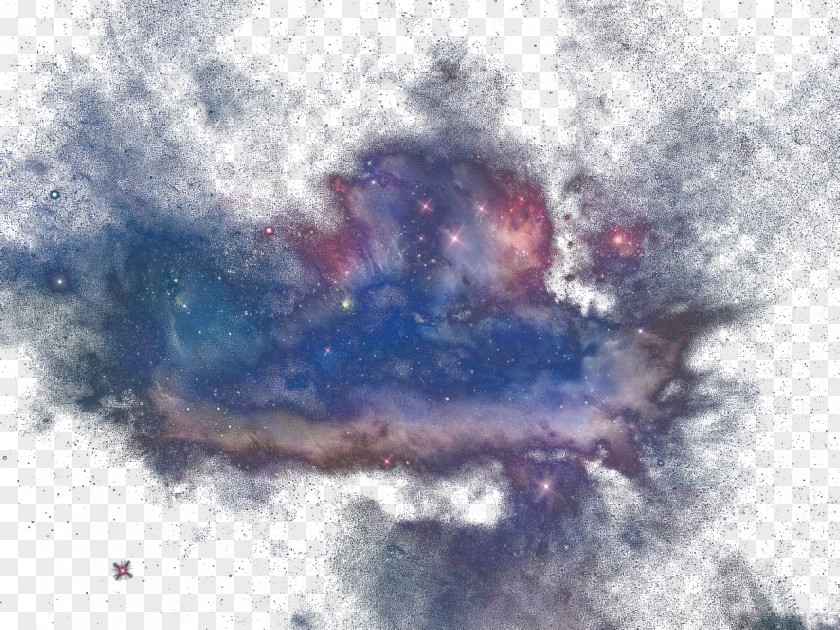 Cosmic Galaxy Cloud Sky Yeti Decal Atmosphere PNG