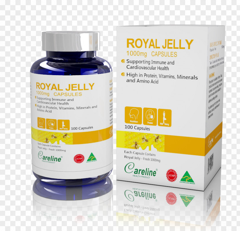 Royal Jelly Dietary Supplement Queen Bee Food PNG
