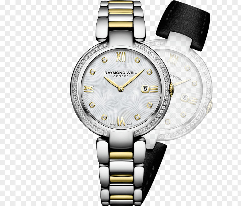 Shine Crown Raymond Weil Watch Jewellery Bracelet Strap PNG