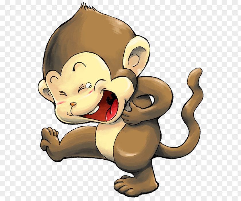 Cartoon Monkey With Dress Lion Primate Drawing Clip Art PNG