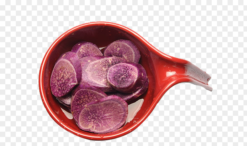 Container Of Purple Potato Chips French Fries Vitelotte Chip Sweet PNG