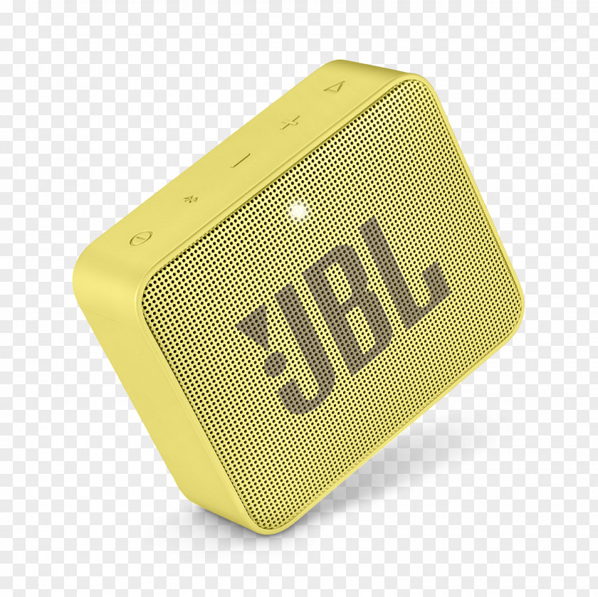 Deep Blue Bluetooth Speaker JBL Go2 Aux Loudspeaker Yellow Loco Poco PNG