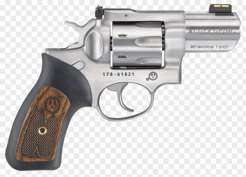 Double Action Revolvers Ruger GP100 .357 Magnum Revolver Firearm Sturm, & Co. PNG