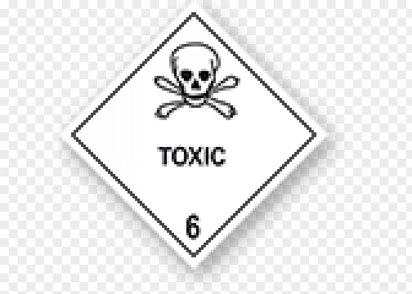 Hazmat Class 6 Toxic And Infectious Substances Hazard Symbol HAZMAT Dangerous Goods Flexible Intermediate Bulk Container Chemical Substance PNG