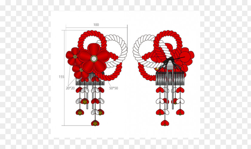 Japan Kimono Petal Floral Design PNG