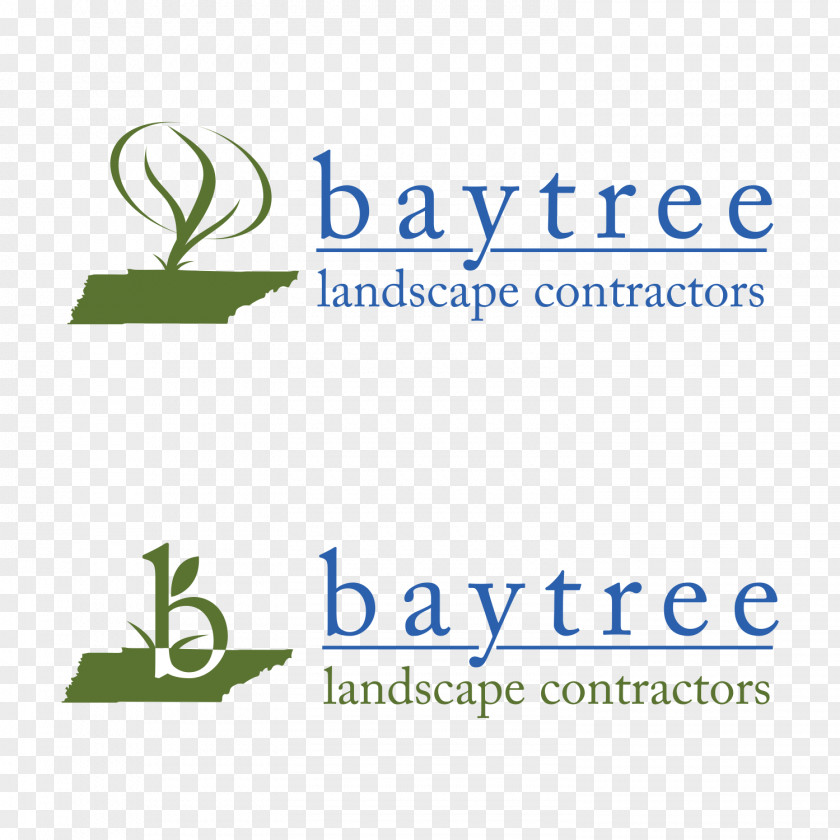 Landscape Contractor Logo Brand Line Font PNG