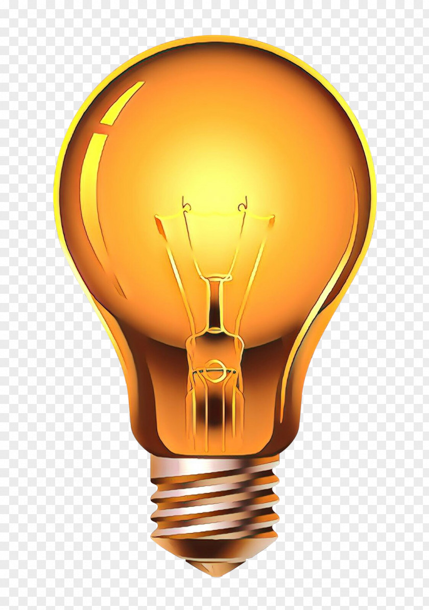 Incandescent Light Bulb Incandescence Yellow Design PNG