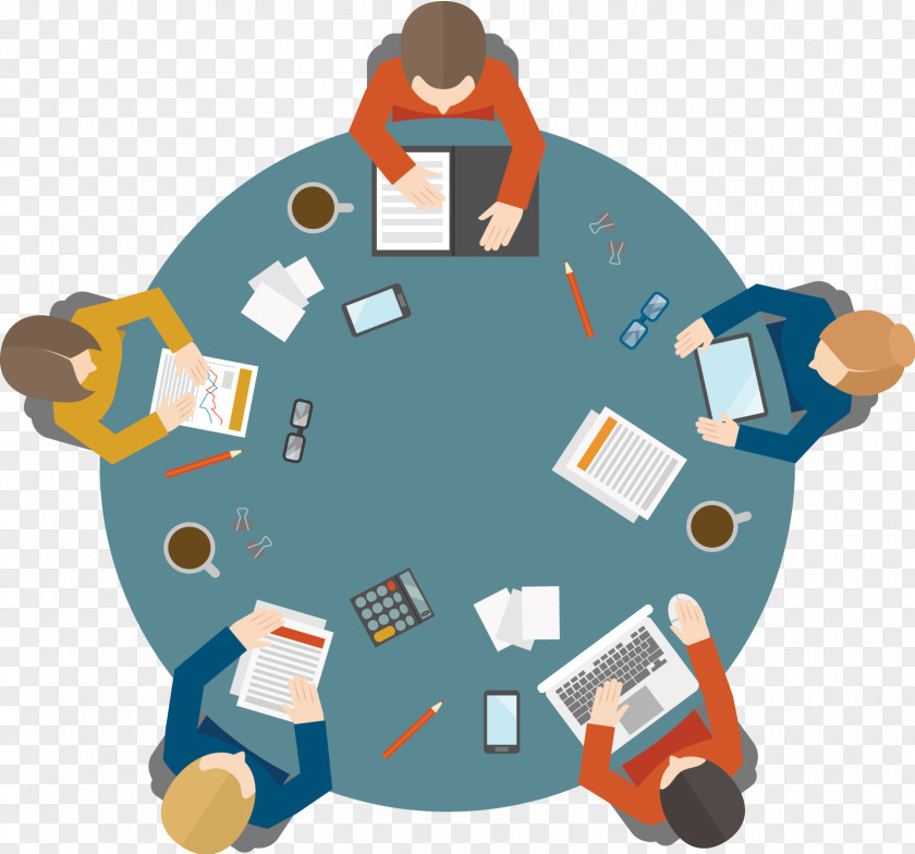 Meeting Round Table PNG