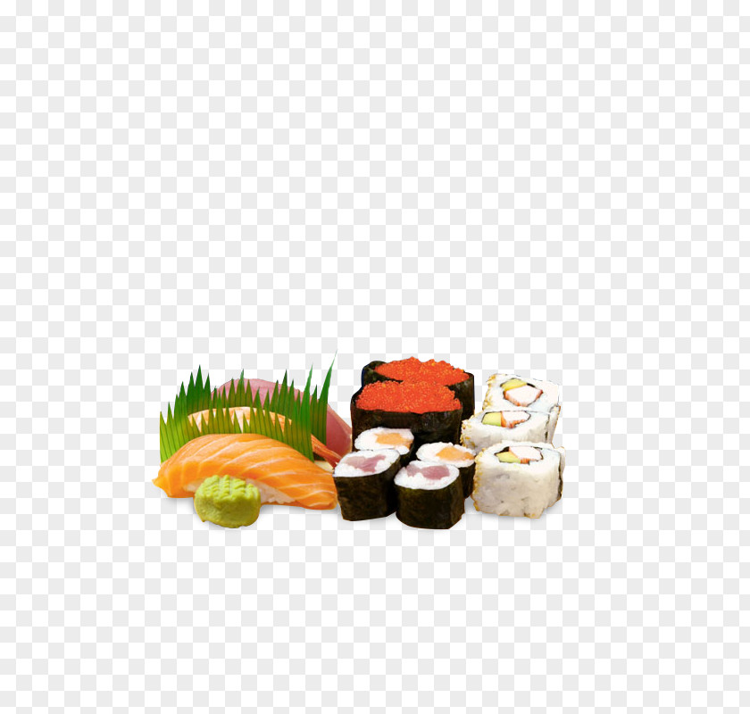 Sushi Onigiri Dish Salmon PNG
