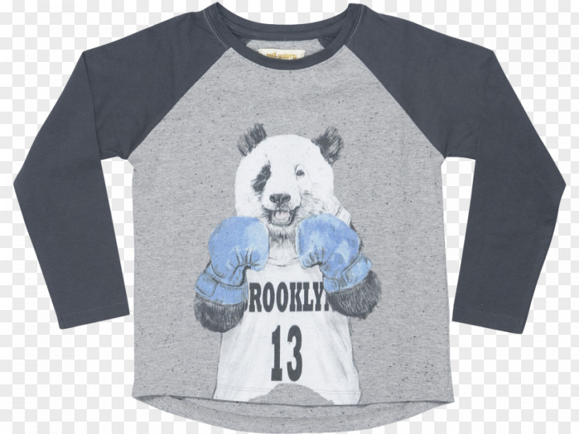 T-shirt Long-sleeved Giant Panda Fashion PNG