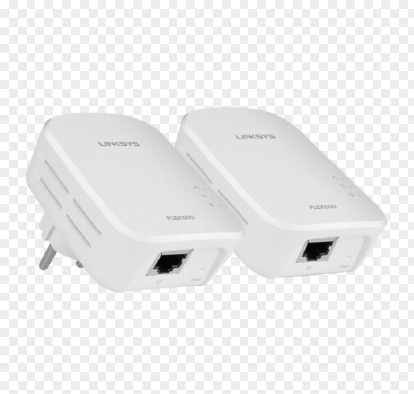 Adapter Wireless Router Access Points Linksys HomePlug AV2 500Mbps Kit PNG