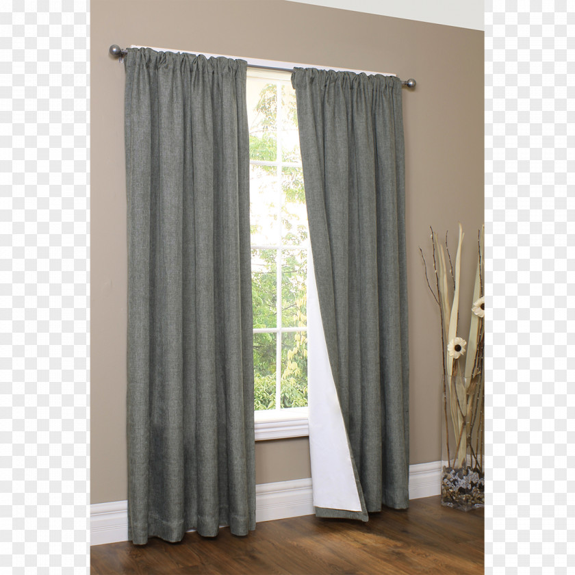 Beautiful Curtain Window & Drape Rails Blackout Voile PNG