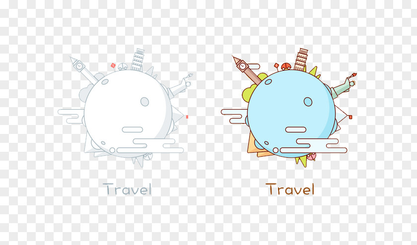 Cartoon Earth Blue Illustration PNG