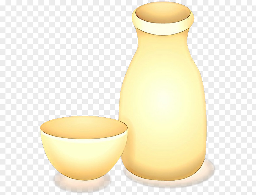 Glass Ceramic Yellow Clip Art Dairy Serveware Sake Set PNG