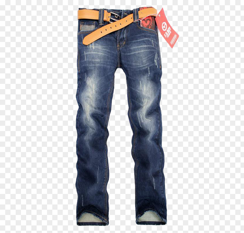 Slim Jeans Denim Trousers PNG