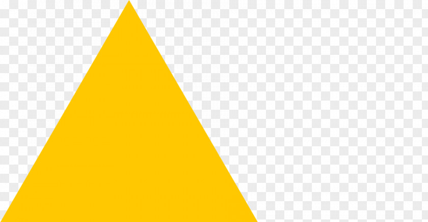 Triangle Yellow Equilateral PNG