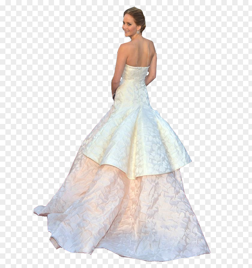 Jennifer Lawrence Wedding Dress Gown Clothing Formal Wear PNG