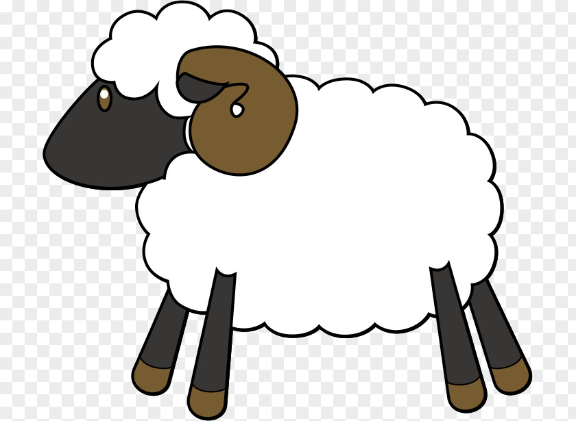 Sheep Clip Art Illustration Mammal Thumb PNG