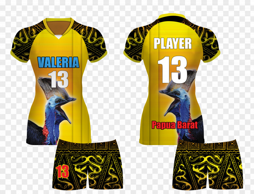 T-shirt Jersey VW Jakarta Elektrik PLN Volleyball Proliga PNG