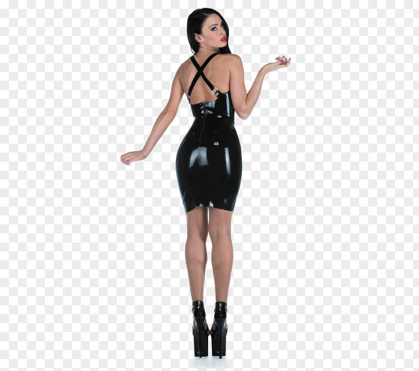 Tequila Sunrise Little Black Dress Fashion LaTeX PNG