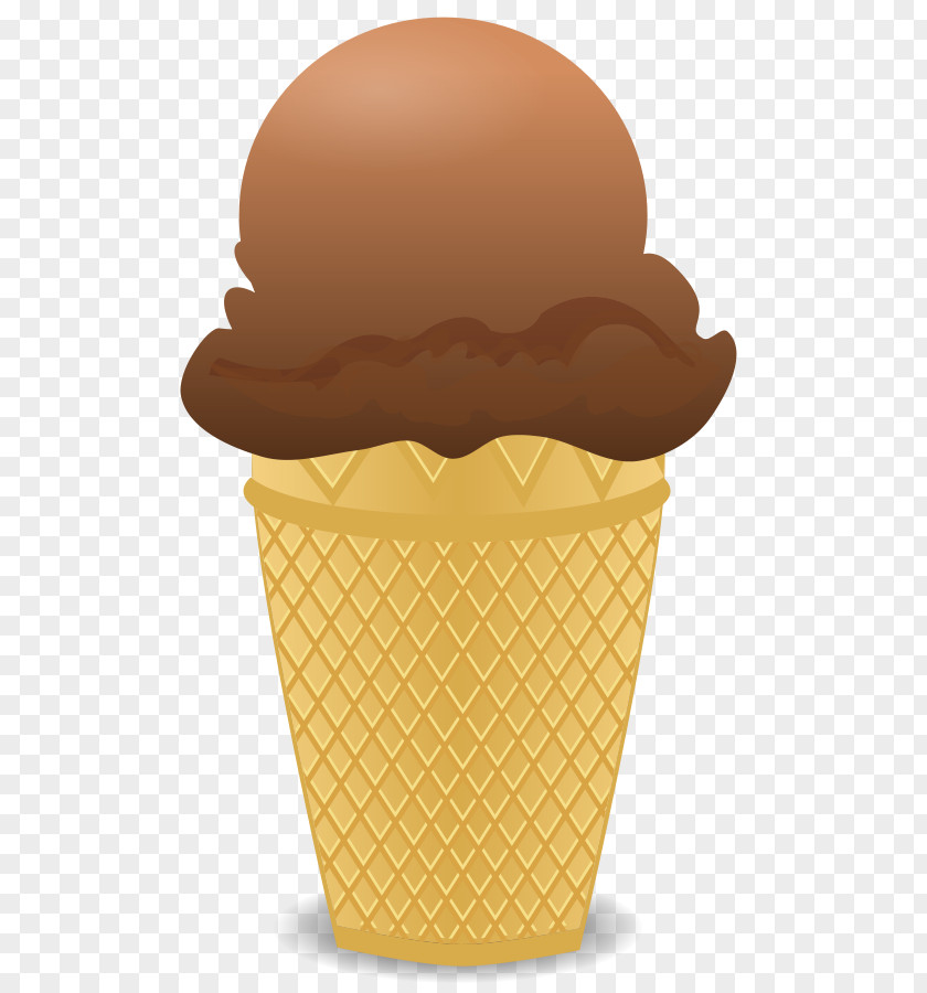Brown Cliparts Ice Cream Cone Chocolate Clip Art PNG