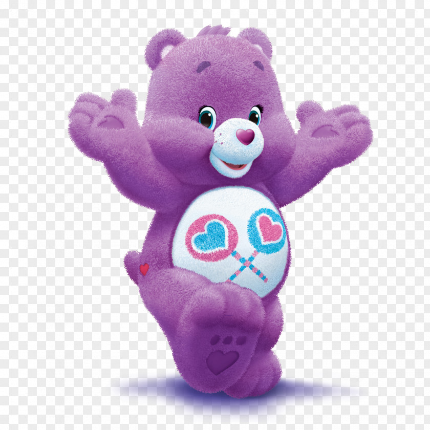 Care Bears Stuffed Animals & Cuddly Toys Teddy Bear PNG bear, purple CareBear plush toy clipart PNG