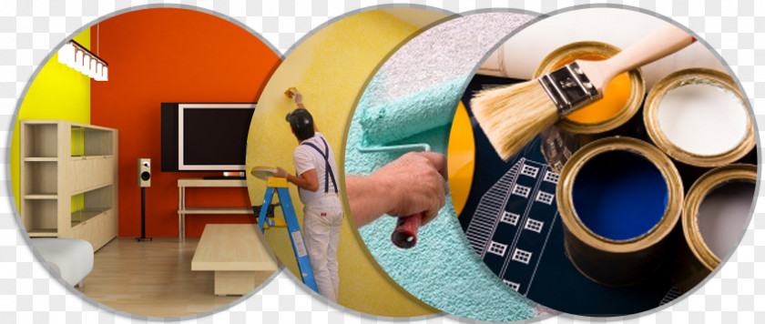 Painted Electrician House Painter And Decorator Painting Services In Dubai Building PNG
