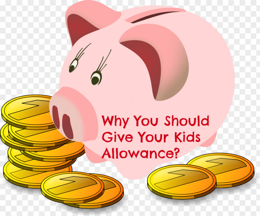 Allowance Coin Piggy Bank Clip Art PNG