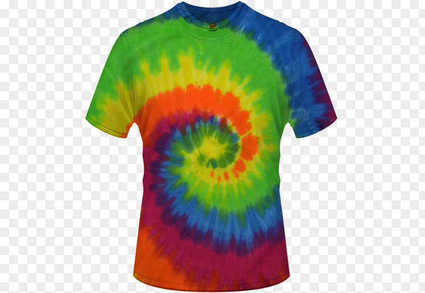 Apparel Printing And Dyeing T-shirt Tie-dye Hoodie PNG