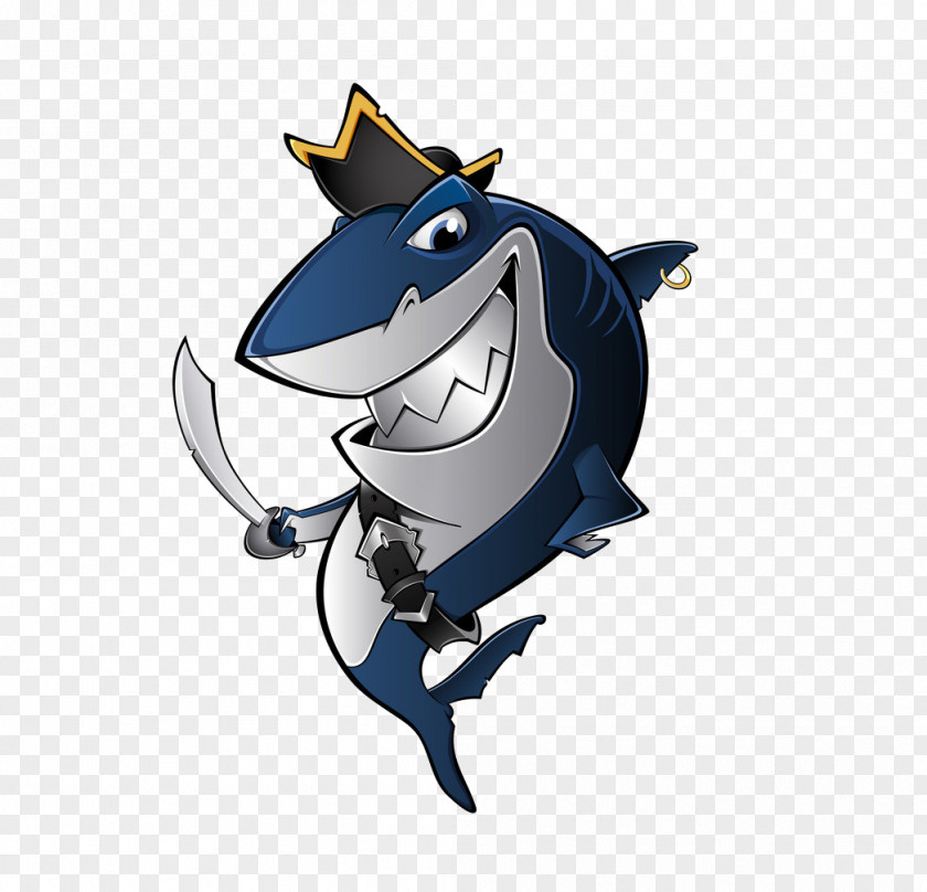 Cartoon Shark Piracy Royalty-free Clip Art PNG