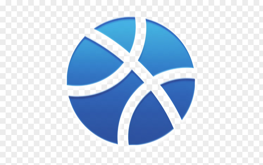 Cobalt Blue Symbol Ball Icon Basketball Dribble PNG