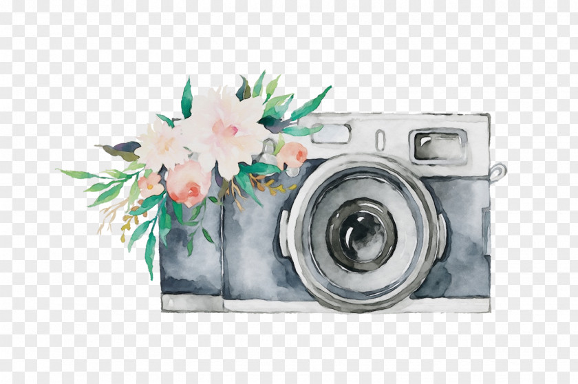 Floral Design Camera PNG