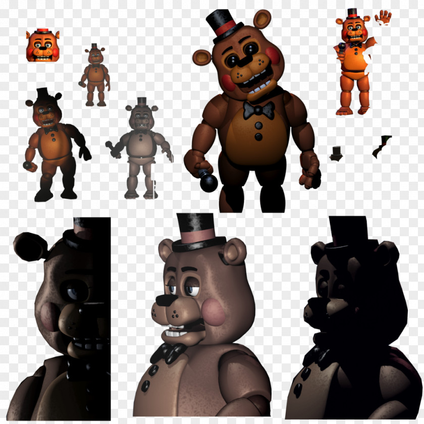 Freddie Five Nights At Freddy's 2 3 FNaF World Cupcake PNG