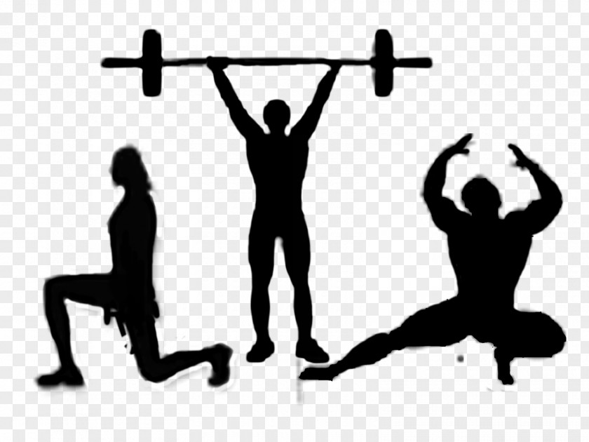 Silhouette Bodybuilding Training Physical Fitness PNG