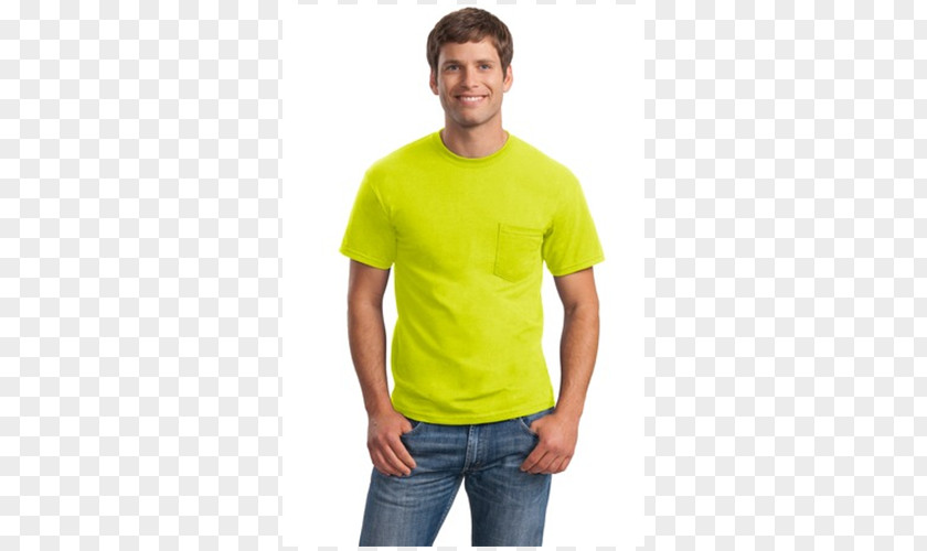 T-shirt Long-sleeved Gildan Activewear Pocket PNG