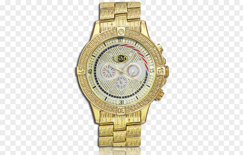 Upscale Jewelry Watch Strap Diesel Festina Gold PNG