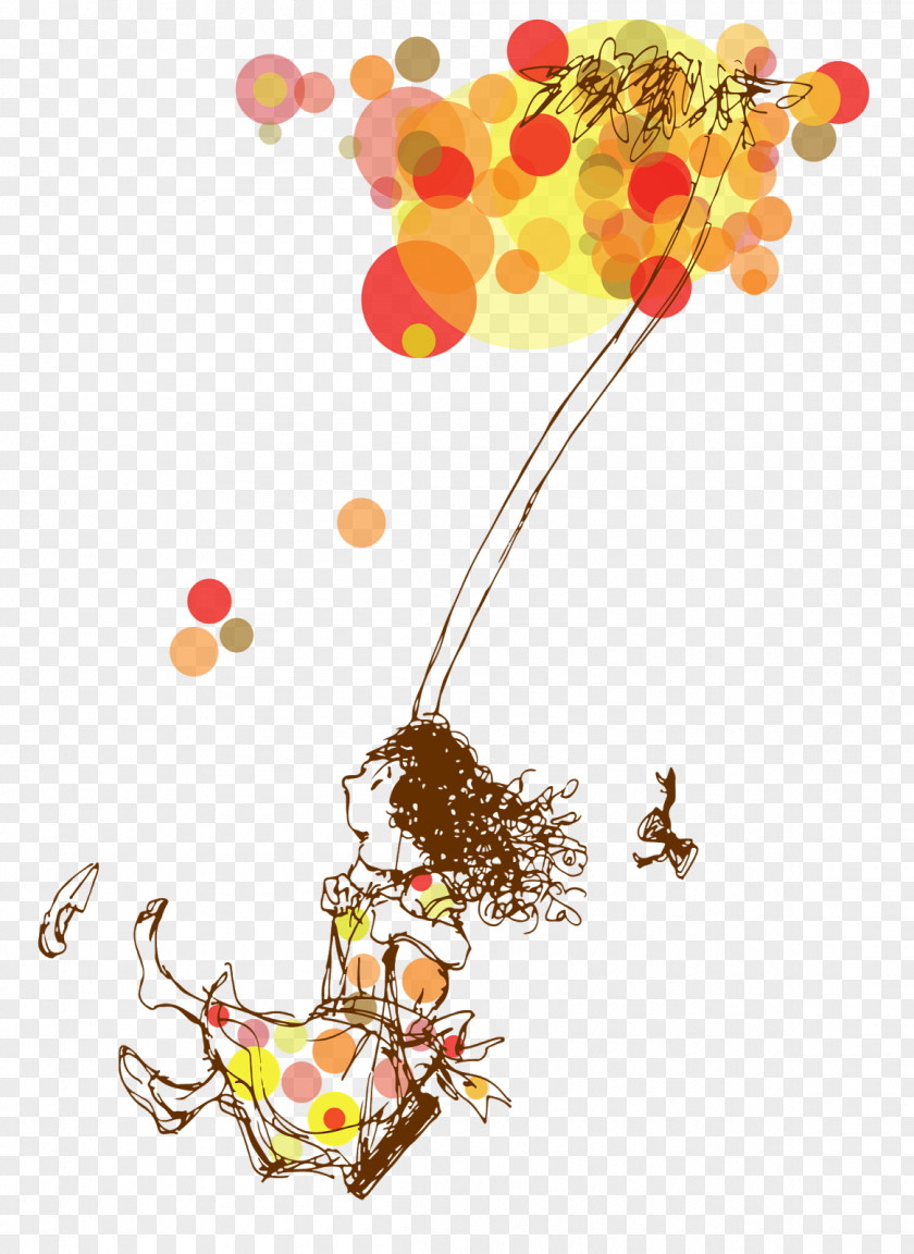 Floral Design Art Amazon.com PNG design Amazon.com, girl on swing clipart PNG