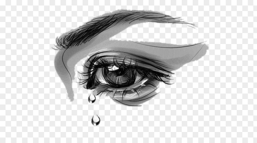 Hand-painted Weeping Eyes Eye Tears Crying Nasolacrimal Duct U91cdu7751 PNG
