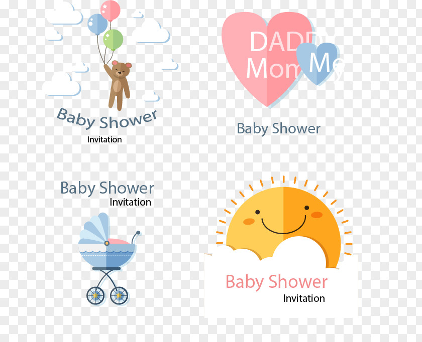 Neonatal Invitation Template Infant Clip Art PNG