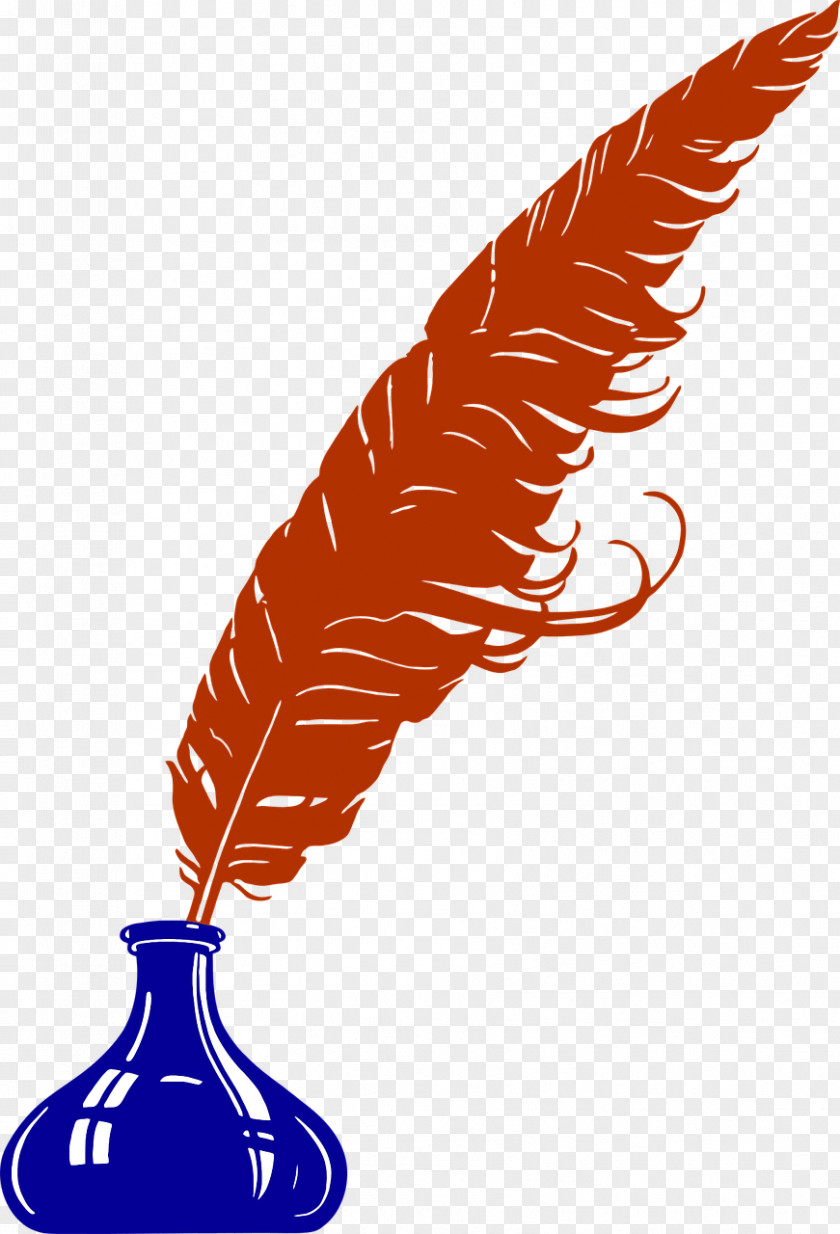 Feather Paper Quill Pen Clip Art PNG