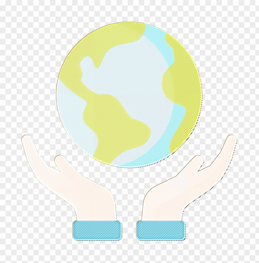 Hand Globe Save Icon Natural Disaster Earth PNG