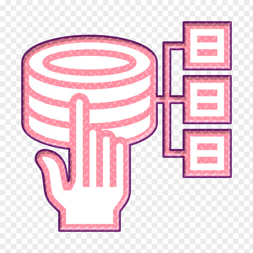 Organize Icon Big Data Database PNG