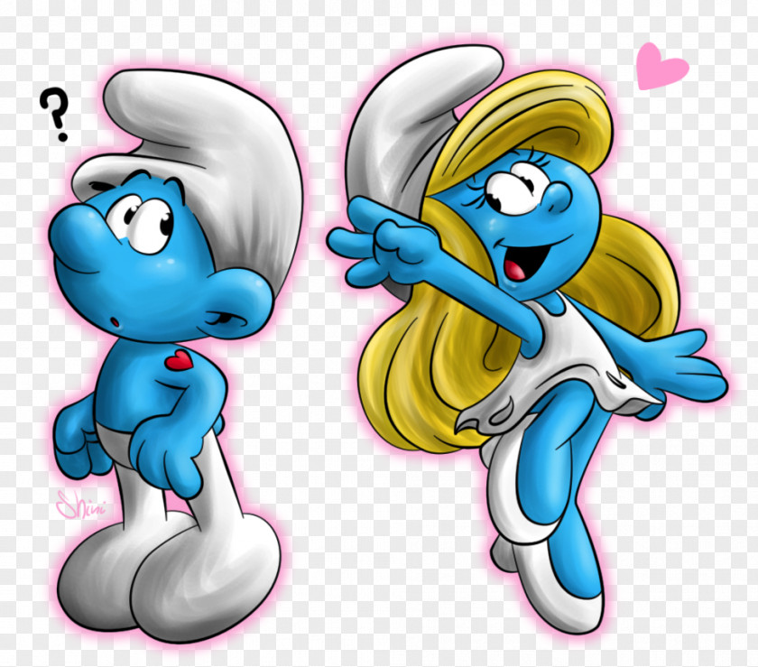 Smurf The Smurfette Papa Hefty Grouchy PNG