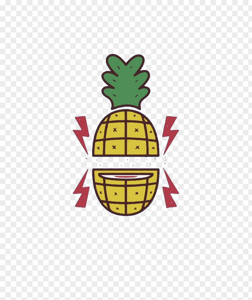 To Cut Pineapple T-shirt Fruit Clip Art PNG