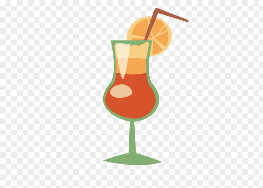 Cartoon Goblet Juice Sea Breeze Non-alcoholic Drink Drawing PNG
